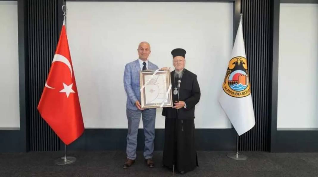 İstanbul Rum Ortodoks Patriği I. Bartholomeos Alanya’da 2
